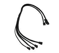 Gelid Solutions CA-PWM-03 Interno 0.42m 4 x 4-pin PWM Negro - Cable (Macho/hembra, 4 x 4-pin PWM, 4-pin PWM + Molex (4-pin), Derecho, Derecho, Negro)