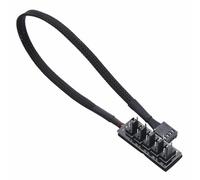 Gelid Solutions Concentrador USB PWM 1-4 Conecte 1 cabecera del ventilador PWM para placa base a hasta 4 ventiladores compatibles con todos los ventiladores PWM de 3 y 4 pines