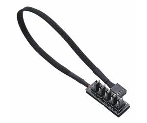 Gelid Solutions Concentrador USB PWM 1-4 Conecte 1 cabecera del ventilador PWM para placa base a hasta 4 ventiladores compatibles con todos los ventiladores PWM de 3 y 4 pines