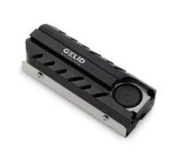 Gelid Solutions Icecap PRO M.2 SSD, se adapta a todos los SSD M.2 tipo 2280, ventilador PWM, 12000 RPM, 20x20x6mm, negro