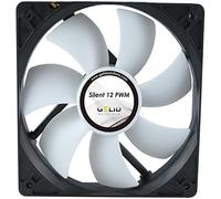 GELID Solutions Silent 12 PWM - Ventilador de 4 pines de 120mm con tecnología PWM. Operación silenciosa. Aspas del ventilador optimizadas.