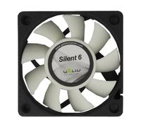 GELID SOLUTIONS Silent 6 de 3 Pines de 60mm para la Carcasa estándar | Operación silenciosa | Aspas del Ventilador optimizadas.
