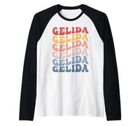 Gelida City Groovy Retro Camiseta Manga Raglan