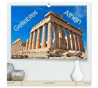 Geliebtes Athen (hochwertiger Premium Wandkalender 2026 DIN A2 quer), Kunstdruck in Hochglanz: Ansichten von Athen in Griechenland