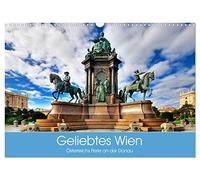 Geliebtes Wien. Österreichs Perle an der Donau (Wandkalender 2026 DIN A3 quer), CALVENDO Monatskalender: Auf den Spuren der Habsburger-Monarchie von einst
