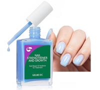 Gelike ec Endurecedor de Uñas Crecimiento Rellenador de Uñas: Reparador para uñas finas dañadas y quebradizas Rellenador de surcos rosa