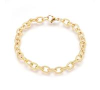 Gelirda 1 pulsera de cadena de acero inoxidable con textura trenzada con cierres de pinza de langosta para regalo de cumpleaños, boda