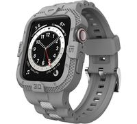 GELISHI - Correa de TPU compatible con Apple Watch de 41 mm, 40 mm y 38 mm con funda protectora resistente para hombre, para SE Watch Series 9, 8