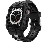 GELISHI - Correa de TPU compatible con Apple Watch de 41 mm, 40 mm y 38 mm con funda protectora resistente para hombre, para SE Watch Series 9, 8