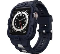 GELISHI - Correa de TPU compatible con Apple Watch de 41 mm, 40 mm y 38 mm con funda protectora resistente para hombre, para SE Watch Series 9, 8
