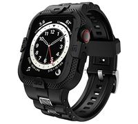 GELISHI Correas compatibles con Apple Watch Band de 46 mm, 45 mm, 44 mm, 42 mm, correa deportiva resistente para hombre con funda protectora para Watch Series 11 10 9 8 7/SE 3/2/1/Series 6 5 4 3, 42mm