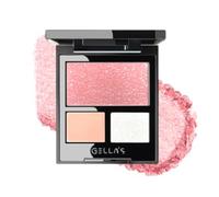 GELLA'S - Ethereal Shimmering Crystal Eyeshadow Palette - Y01#Pink Star In Dream #Y01 Pink Star In Dream