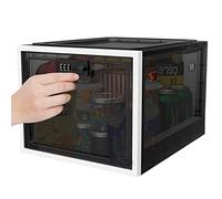 GelldG Caja con cerradura de gran capacidad, caja de almacenamiento con cerradura para medicamentos, caja de bloqueo de material premium para refrigerador, alimentos, cárcel, seguridad del hogar