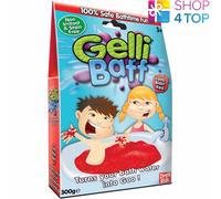 GELLI BAFF LAVA BLAST ROJO CONVIERTE EL AGUA EN GELATINA BAÑO NIÑOS NUEVO