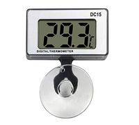 Gellvann Termómetro Digital para Acuario Sumergible con Ventosa Termómetro Digital para Acuario con Tanque de Peces LCD Impermeable para Tropical y Marino