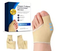 gelpretty 2 pieza Calcetines Hallux Valgus, Separador De Dedos Para Hallux Valgus, Orthèses pied De Silicone Gel Suave, Suave Y Transpirable, Reutilizable, Aliviar La Presión, para Mujeres y Hombres