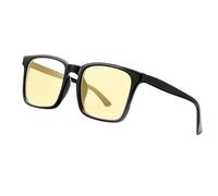 gelpretty Gafas protección luz azul para ordenador, gaming y móvil,Bloqueo de luz azul para reducir fatiga visual,Diseño unisex y cómodo para uso prolongado- Amarillo