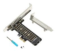 GELRHONR Adaptador M.2 NVME a PCIe x1, Adaptador M.2 PCIe NVMe 4.0/3.0 Tarjeta de expansión de controlador host, Soporta SSD 2280, 2260, 2242, 2230 (no compatible con NGFF)