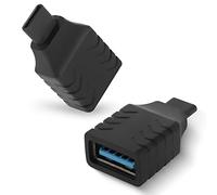 GELRHONR Adaptador USB C a USB, OTG USB tipo A hembra a USB C macho USB 3.1 Gen 2 adaptador para smartphone, unidades flash, laptop, periféricos USB, paquete de 2