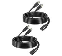 GELRHONR Cable alargador USB C 1 m, paquete de 2, cable alargador USB C de 1 hembra a 3 machos tipo C para hogar, oficina, viajes y coche (solo carga) (1 hembra a 2 machos)