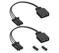 GELRHONR Cable controlador RGB de 3 pines para concentrador RGB Cor-sair, conector RGB de 3 pines a bus ARGB de 3 polos de 5 V, cable ARGB para PC Commander Core, iCUE Commander Core XT, tira de LED