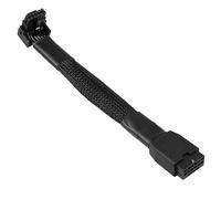 GELRHONR - Cable de extensión de alimentación GPU de 90 grados, 12VHPWR PCIe 5.0 16 pines (12+ 4) hembra a macho para tarjeta gráfica rtx 4070 4080 4090 4070ti 4080ti gpu-5,3in (tipo B)