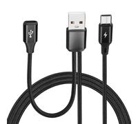 GELRHONR Cable USB a Doble USB-C, USB 2.0A macho a USB C hembra + convertidor de cable macho tipo C, concentrador de puerto USB C dual, adaptador dividido USB C para teléfono, Laptop-1M/3.2Ft