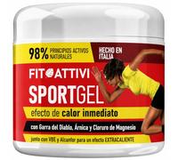 GelSport Extra Hot 500ml Arnica y Garra del Diablo Made in Italy Fitoattivi | Gel Termoactivo con VBE, Alcanfor, Gaultheria y Cloruro de Magnesio, Crema Masaje Para Uso Deportivo Pre y Post Entreno