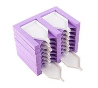 Gem Art Organizer - Eliminates Clutter For Creative Projects | 16 Slots Double-Row Stackable + Art Dot Gem Painting Storage | For Adults Children Kids Beginners Artist Painter Professional Crafts Home