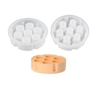 Gem Blocks - Acrylic Forms Pack, Crystal Number Shapes, Adventure Role Tokens Pack | Custom Rolling Craft Packs, Fantasy Session Play Context, Decorative Simulation Collectible Entertainment