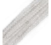 Gem-Inside 2mm AAA grado azul arco iris Flash piedra lunar piedra natural facetada redonda semimpreciosa semilla suelta perlas para hacer joyas de 15 pulgadas