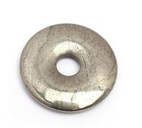 GEM-Inside - Anillo de 30 mm, color gris plateado para colgante, 1 unidad