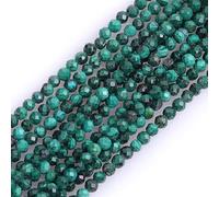 Gem-Inside - Cuentas de semilla semipreciosas para hacer joyas (2 mm), color verde