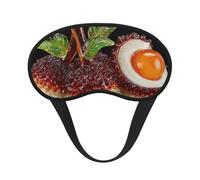 Gem Lychee - Antifaz opaca para dormir, suave, transpirable, para viajes, yoga, meditación, camping, uso