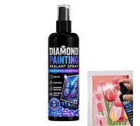 Gem Paint Sealing - Art Fixative, 100ml Clear Adhesive For Puzzle Projects, Glossy Coating With Rapid Drying, Finishing Agent, Protective Guard For Coaster Artwork, Craft Items And Home Decor