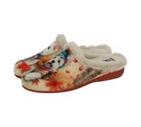 GEMA GARCIA 7000-31 Zapatillas casa Mujer Perritos, Color Caldera, Plantilla extraíble y Suela Antideslizante, Calzado de Invierno cálido y cómodo Mujer Zapatillas CASA Caldera 40