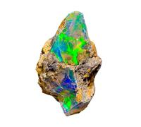 Gemas ásperas de ópalo etíope natural, piedra de calidad AAA, piedra de cristal etíope de fuego jumbo para hacer joyas y envolver alambre, 9.4 CARAT, Gema, Ópalo etíope