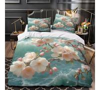 Gemas brillantes Funda de Edredón Juego de 3 Piezas Estampado 3D Cierre de Cremallera Oculta con Fundas de Almohada Suave Diseño de cristal moderno Funda Edredon for Adultos Super king（260x220cm）