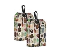 Gemas, Cristales y minerales de geología Vintage， Bolsas de Viaje para Zapatos (Paquete de 2), Bolsas Impermeables para Guardar Zapatos, Organizador de Zapatos para Viajes y hogar.
