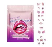 Gemas De Dientes, Kit De Gemas De Dientes, Kit De Joyas Gemas De Dientes, Kit Inicial Gemas Temporales Seguro, Duradero Y Fácil De Usar; Joyas Para Dientes Con Cristales De Moda Para Un Sor