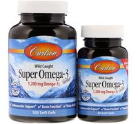 Gemas de Super Omega-3 de Wild Caught, 1200mg - 100 + 30 cápsulas blandas