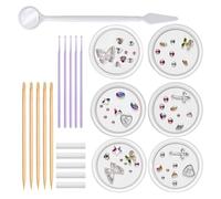 Gemas para dientes, kit de para dientes | Elegante juego de cristales para dientes,Equipo profesional de la joyería del diente,equipo reflexivo cristalino de moda del diente para las decoraci