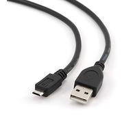 Gembird 1.8m USB 2.0 A/Micro-B M - Cable USB 2.0 a Micro USB, 1.8m, Color Negro
