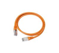 Cable CAT5E UTP moldeado 0,5m Naranja