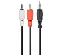 Gembird 5m, 3.5mm/2xrca, m/m cable de audio 3,5mm negro, rojo, blanco