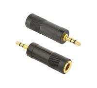 Gembird a-6.35f-3.5m cambiador de género para cable 6.35 mm 3,5 mm ne