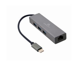 GEMBIRD A-CMU3-LAN-01 HUB Y CONCENTRADOR USB 3.2 GEN 1 (3.1 GEN 1) TY
