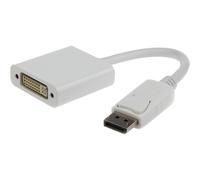 Gembird A-DPM-DVIF-002-W Adaptador DisplayPort a DVI Macho/Hembra Blanco