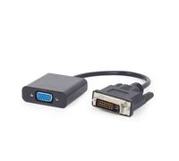 Gembird Cable adaptador DVI-D a VGA (D-Sub) 15 pines macho a hembra A-DVID-VGAF-01 Negro