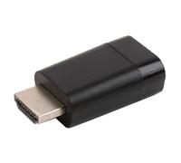 Gembird a-hdmi-vga-001 cambiador de género para cable negro